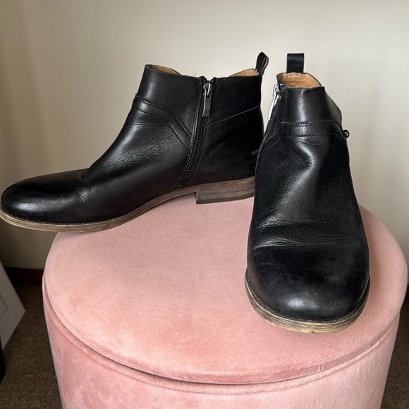 Franco Sarto Kelton Ankle Boots in Black - Picture 2 of 8